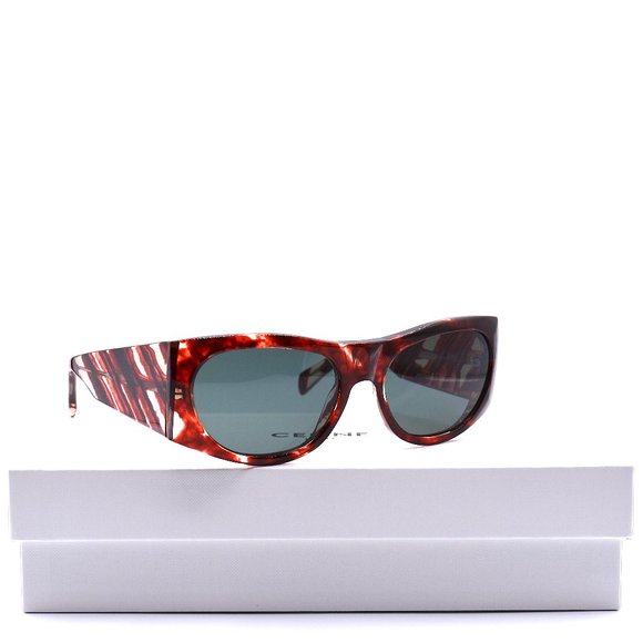 NEW CELINE PARIS CL40029I 54N RUBY RED GREY LENS AUTHENTIC SUNGLASSES - Picture 10 of 14